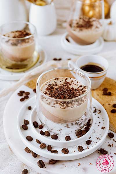 Panna cotta czekoladowo-kawowa