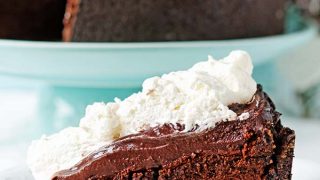 Mississippi Mud Cake - mocno czekoladowe ciasto