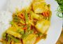 Ryba w sosie curry z warzywami