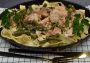 Tagliatelle z kurczakiem i fasolką