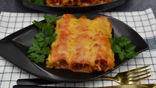 Cannelloni z mięsem mielonym i papryką