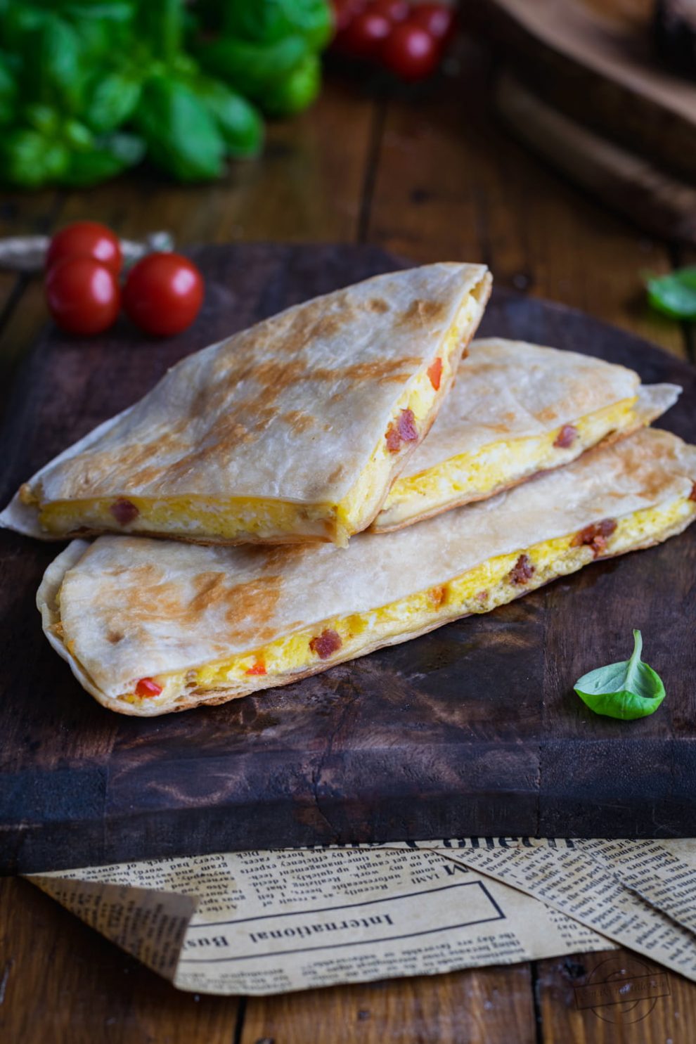 Quesadilla z jajecznicą