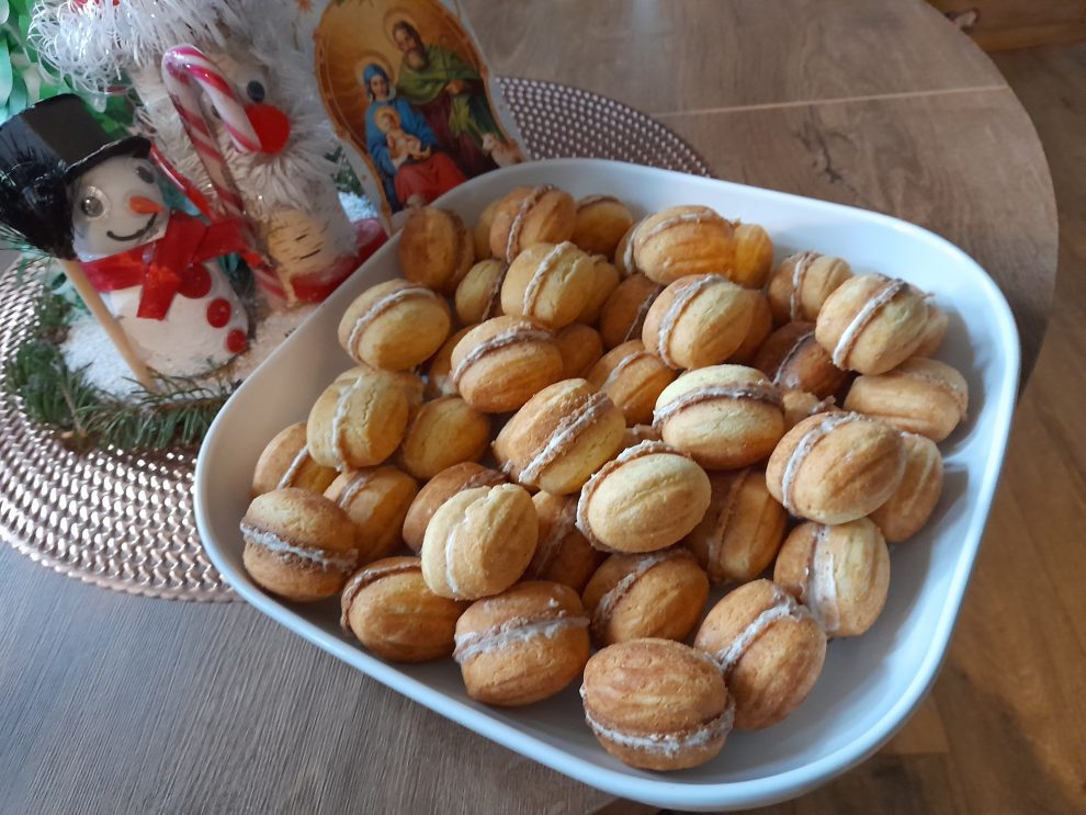 Orzeszki z kremem orzechowym