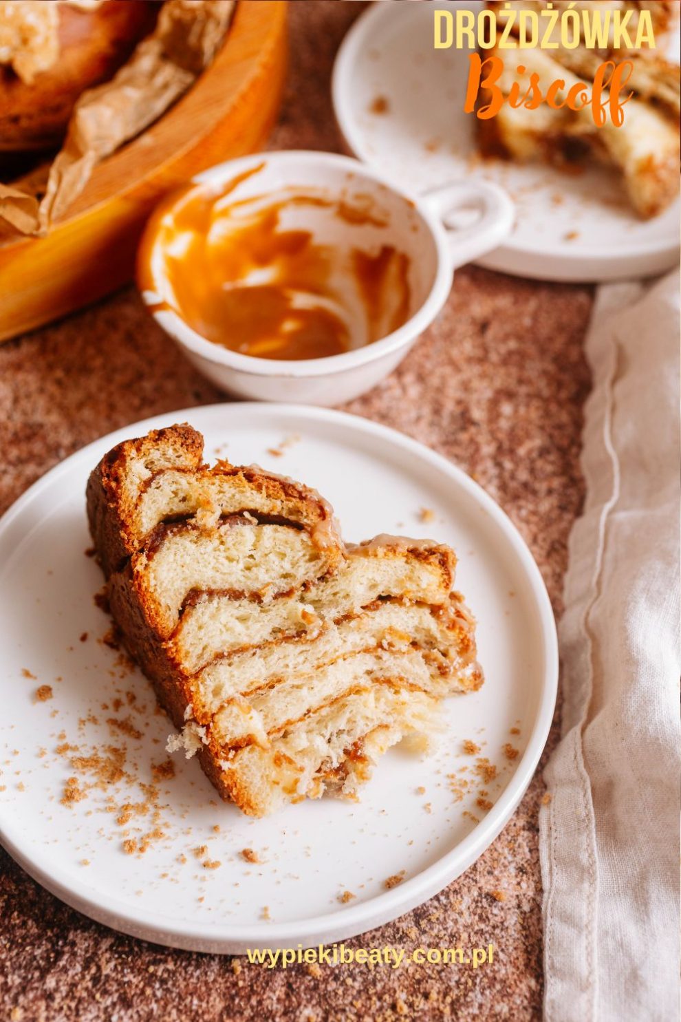 Drożdżówka Biscoff