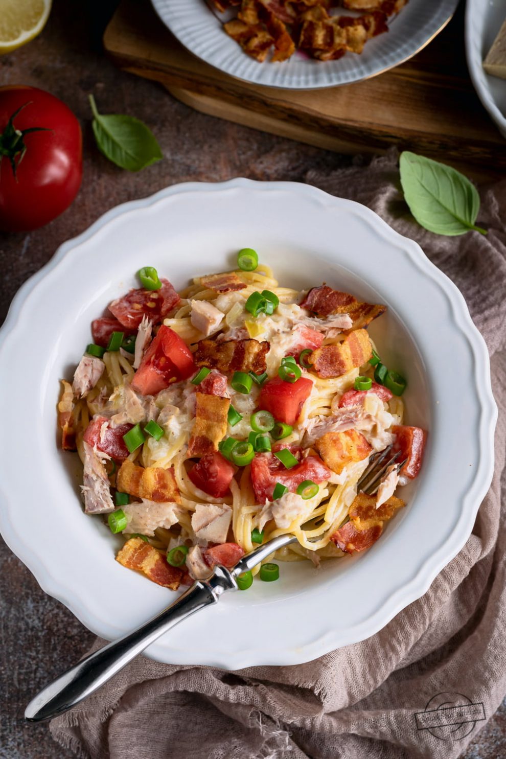 Spaghetti z tuńczykiem