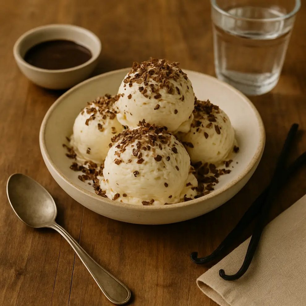 Najlepsze domowe lody waniliowe