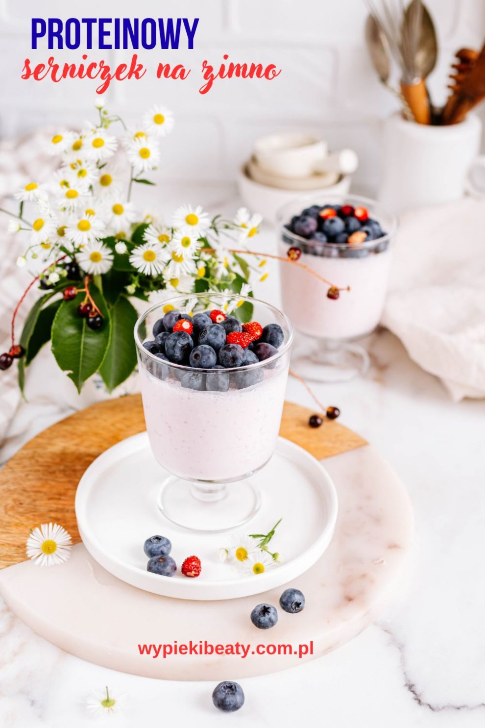 Proteinowy sernik na zimno