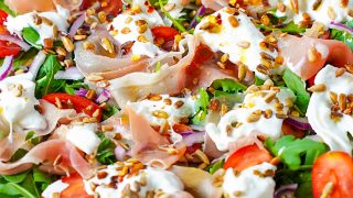 Sałatka z rukolą i burattą