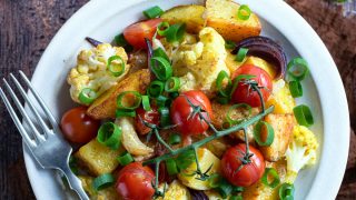 Sałatka z pieczonych warzyw