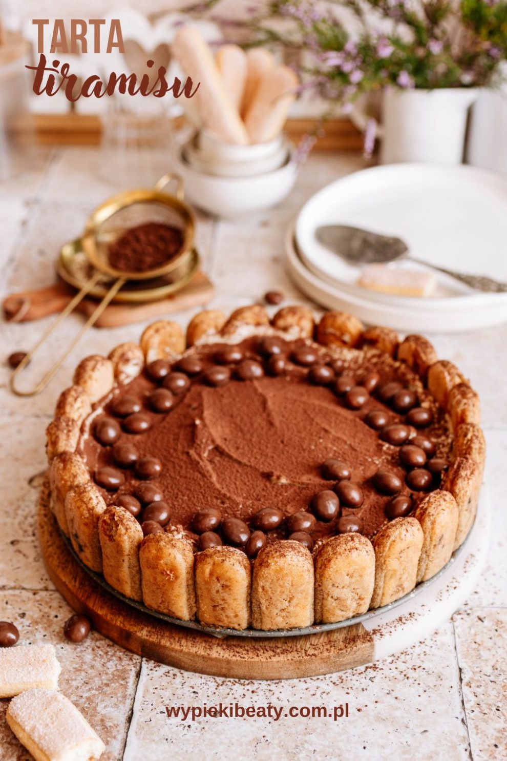 Tarta tiramisu bez pieczenia