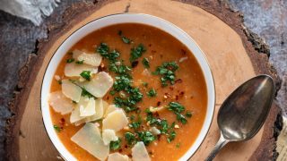 Zupa z porem i soczewicą