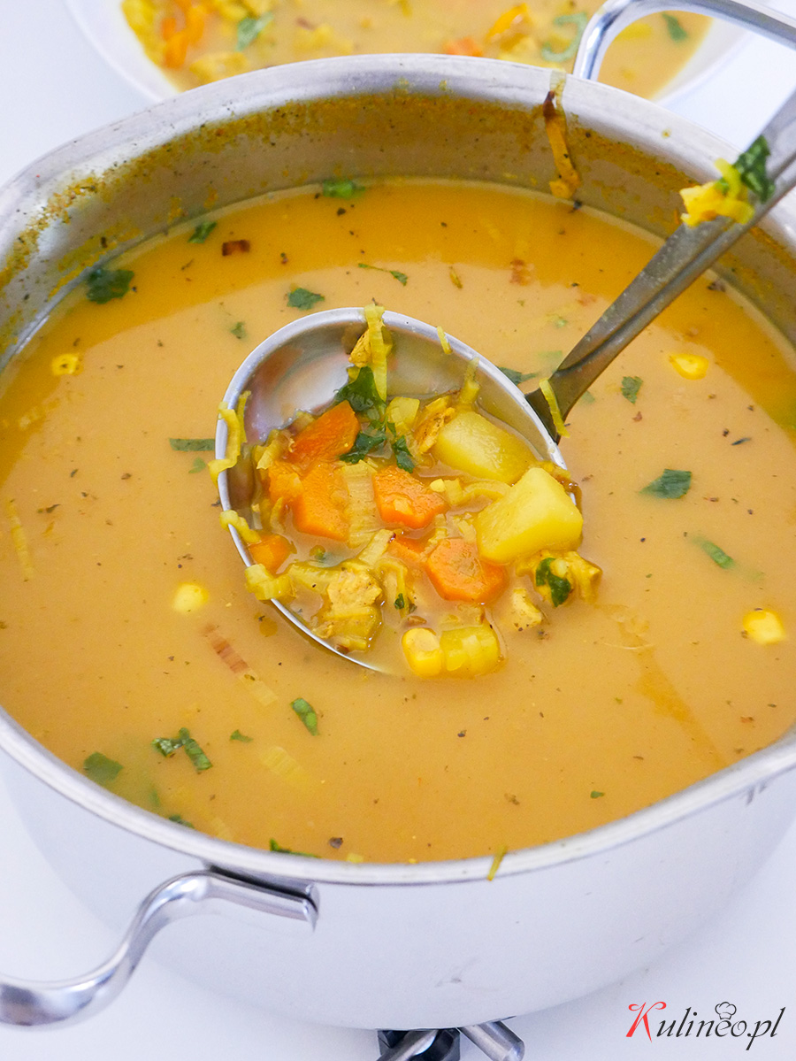 Zupa ziemniaczana z kurczakiem