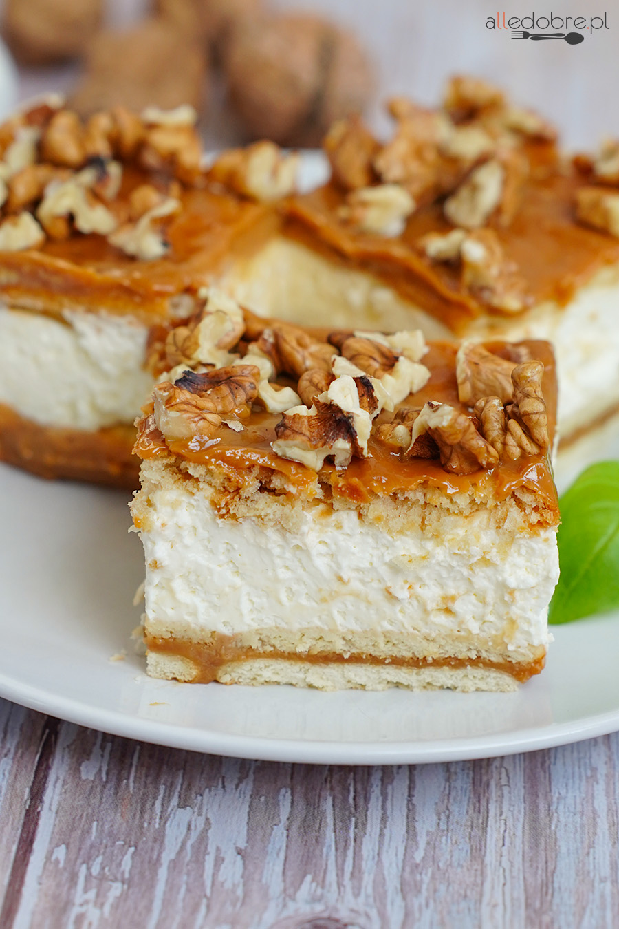 Ciasto krówkowe na herbatnikach