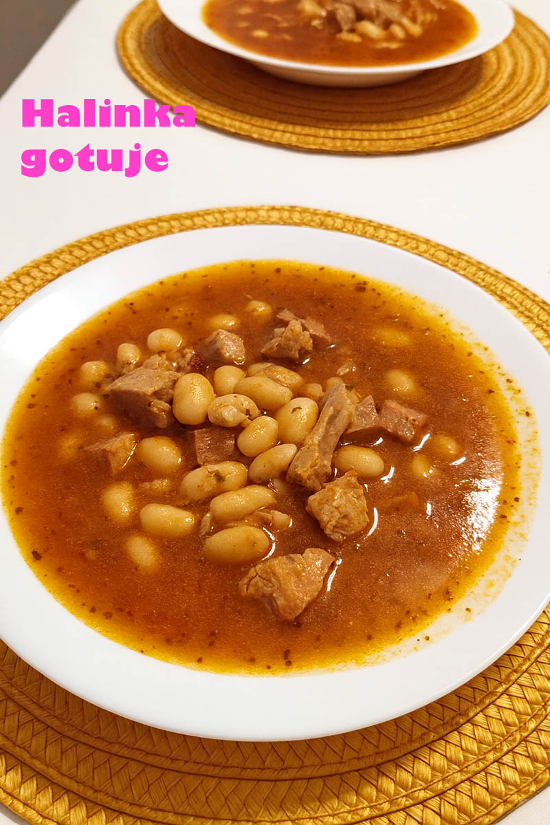 Fasolka po bretońsku z mięsem i kiełbasą – moja ulubiona wersja