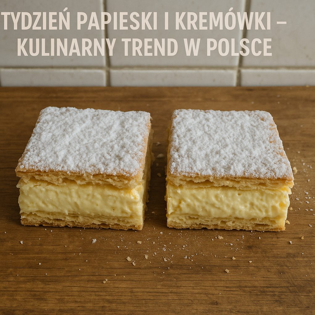 Tydzień papieski i kremówki – kulinarny trend w Polsce