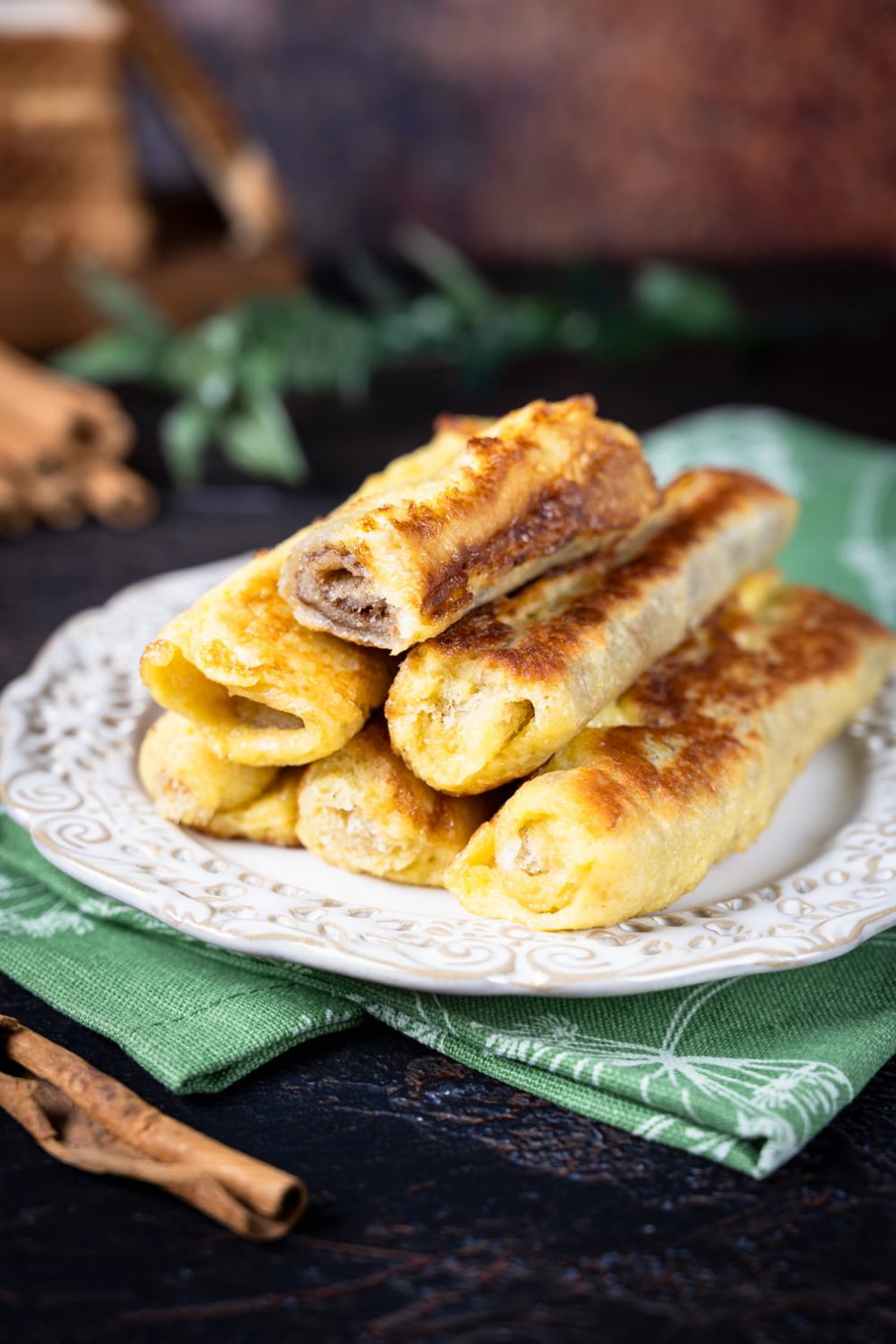 Roladki cynamonowe z chleba tostowego
