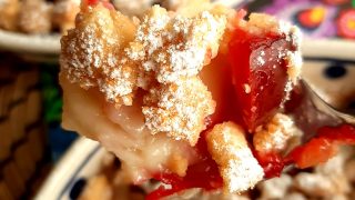 ŚLIWKI ZAPIEKANE Z BUDYNIEM I KRUSZONKĄ