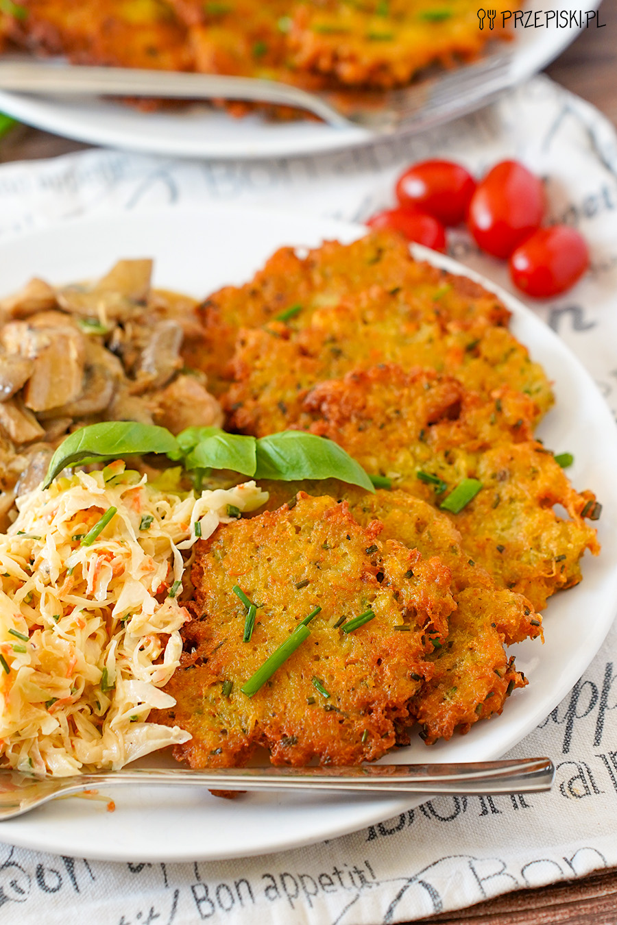 Placki ziemniaczane z marchewką