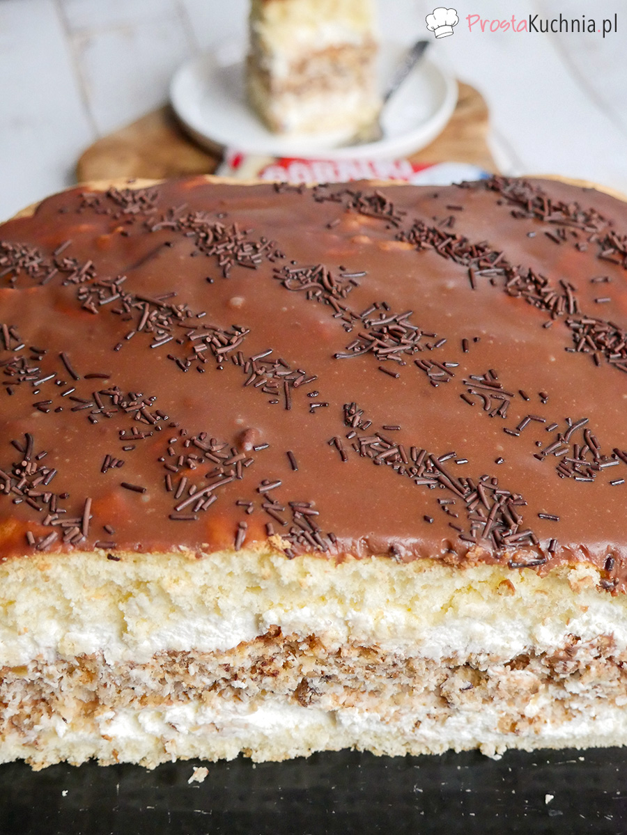 Ciasto z wafelkami Góralki