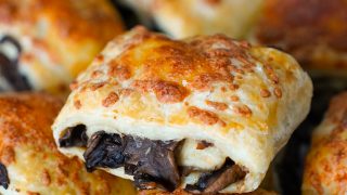 Francuskie paszteciki z pieczarkami