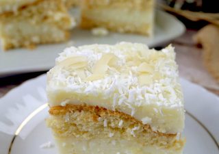 Ciasto Pijane Rafaello – wilgotne, kokosowe i obłędnie pyszne