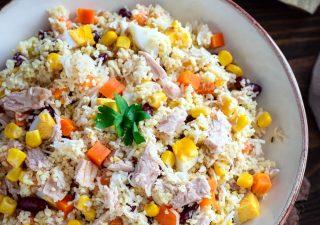 Sałatka z kuskusem i tuńczykiem