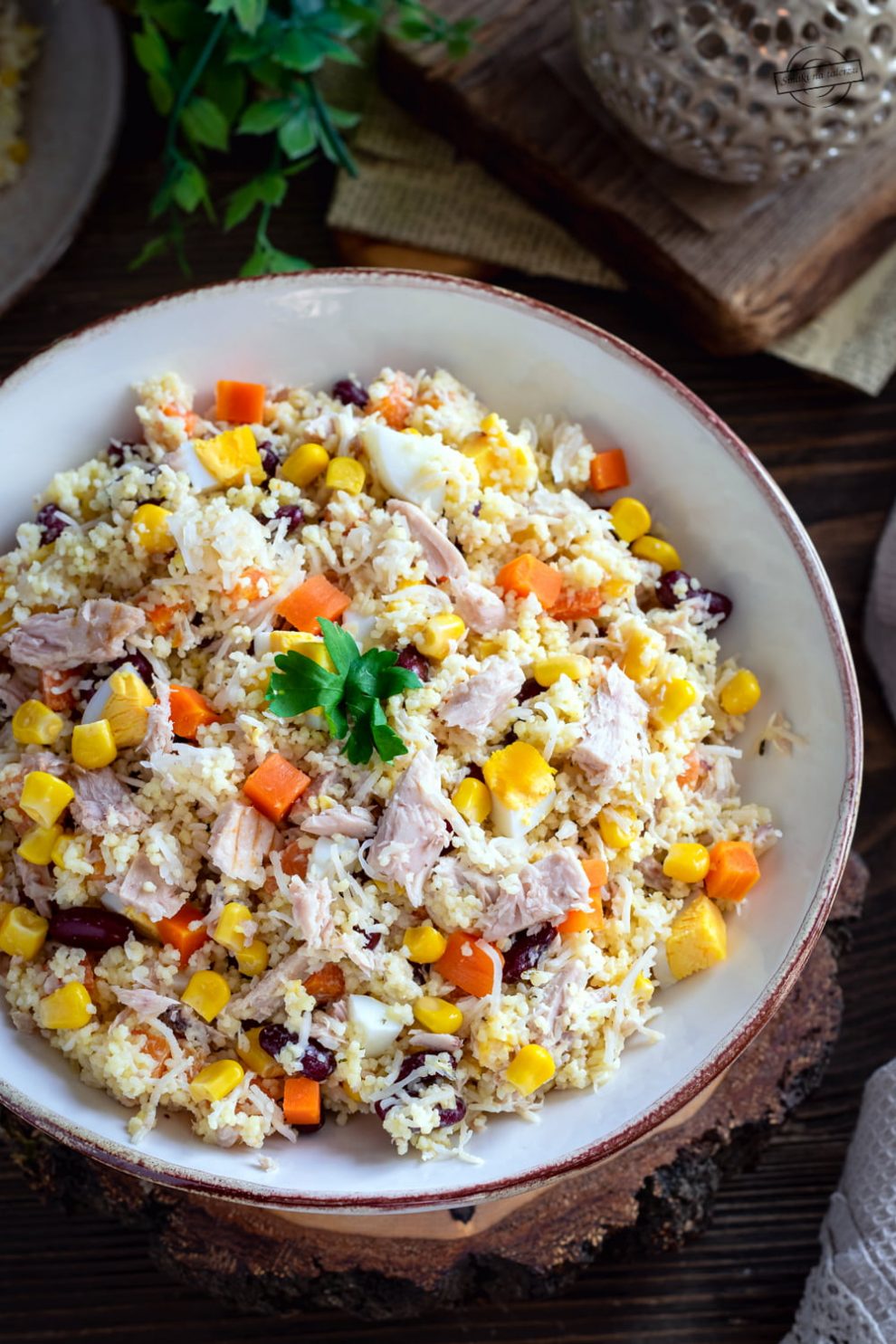 Sałatka z kuskusem i tuńczykiem