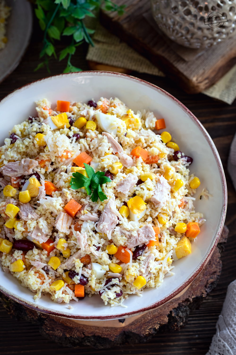 Sałatka z kuskusem i tuńczykiem