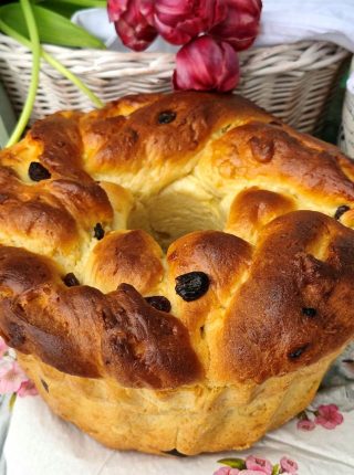 Babka drożdżowa na krupczatce