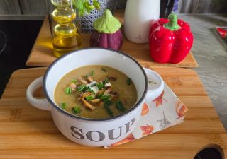 Zupa krem z pieczarek