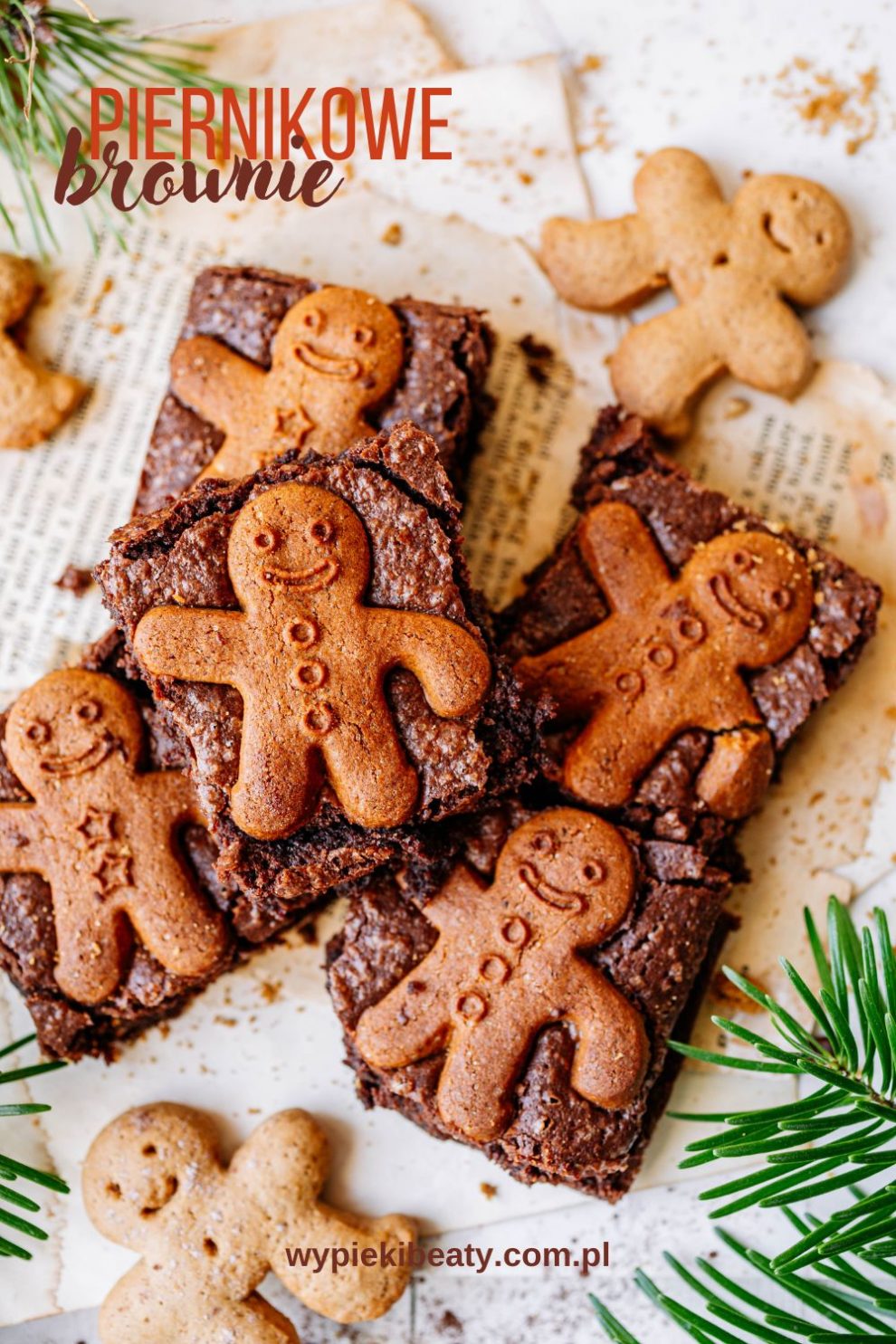 Piernikowe brownie