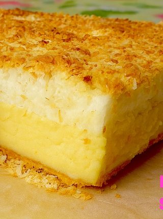 Sernik z bezą kokosową – klasyczny, domowy i bardzo smaczny