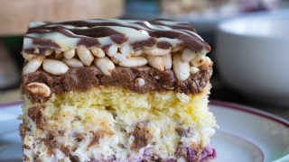 Ciasto "Słodka Pokusa" z ryżem preparowanym