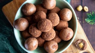 Trufle mleczne z orzechem laskowym