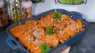 Zapiekanka ziemniaczana z batatami