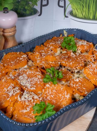 Zapiekanka ziemniaczana z batatami