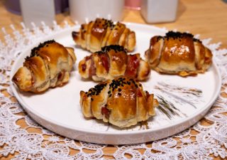 Rogaliki z ciasta francuskiego