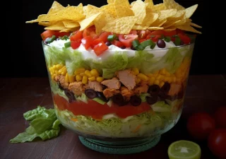 Sałatka meksykańska z kurczakiem