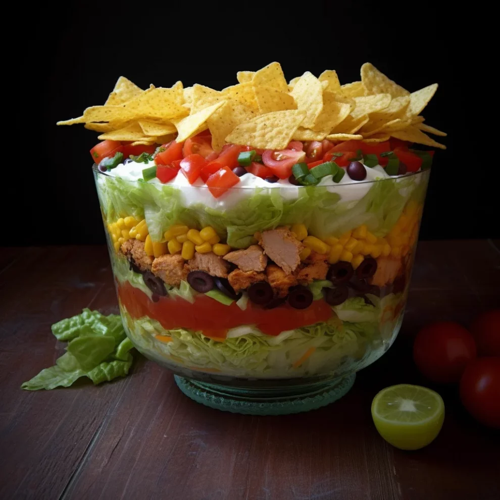 Sałatka meksykańska z kurczakiem