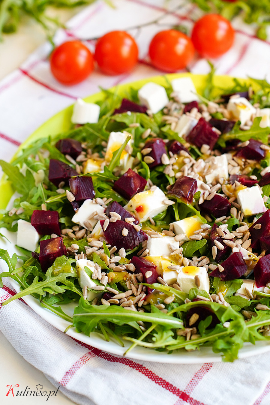 Sałatka z fetą i burakiem