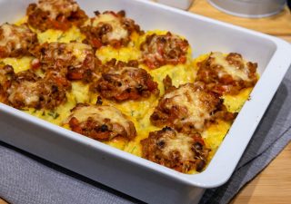 Zapiekanka ziemniaczana z mięsem mielonym