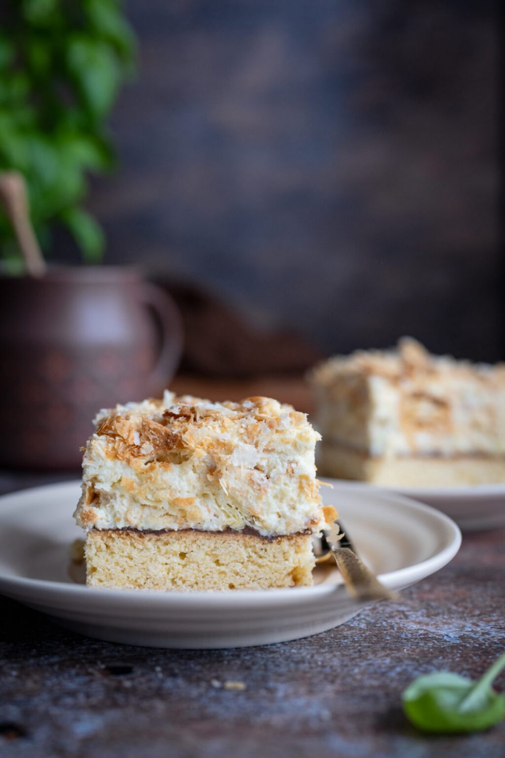 Ciasto kruche z chrupiącym kremem budyniowym