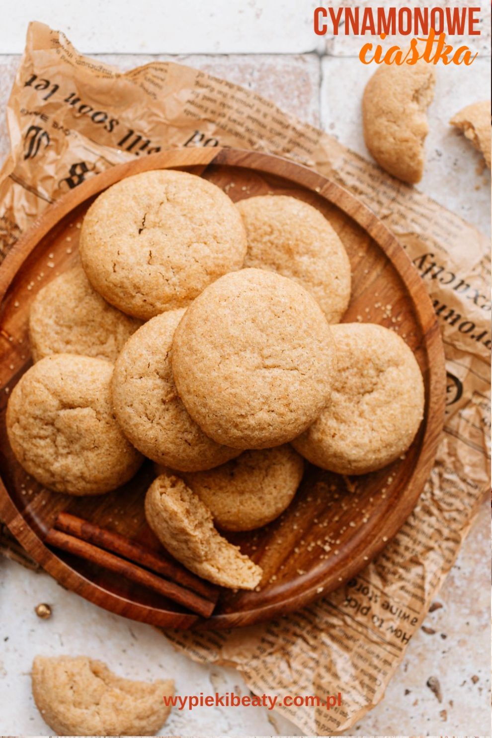 Miękkie ciastka cynamonowe