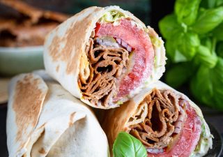 Domowy kebab z mielonego indyka (cienko wałkowany)