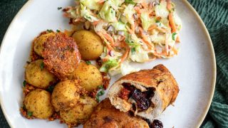 Udka z oscypkiem i kabanosem