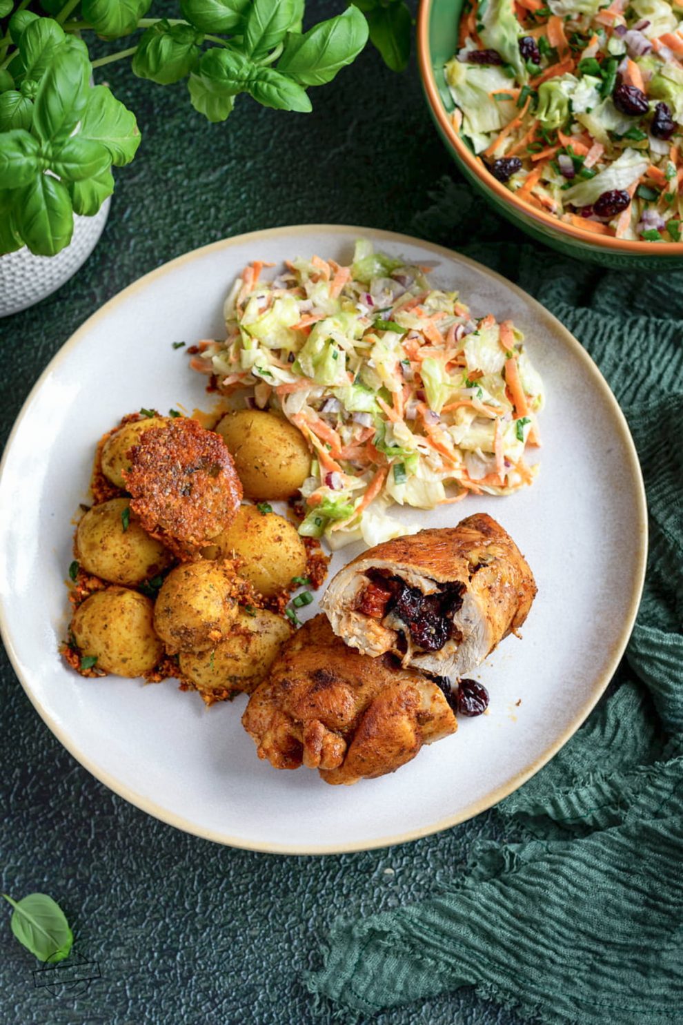 Udka z oscypkiem i kabanosem