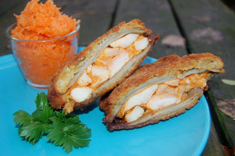 Boczniaki nadziewane kurczakiem – przepis na oryginalny obiad