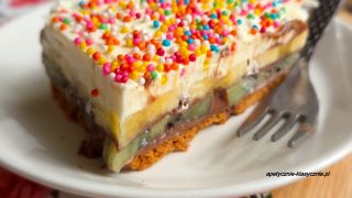 BANOFFEE Z KIWI (CIASTO BEZ PIECZENIA)