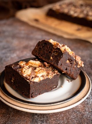 Brownie z batonami Lion