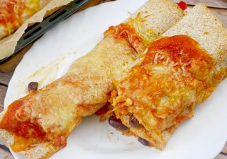 Enchilada z kurczakiem i serem – szybki obiad z piekarnika